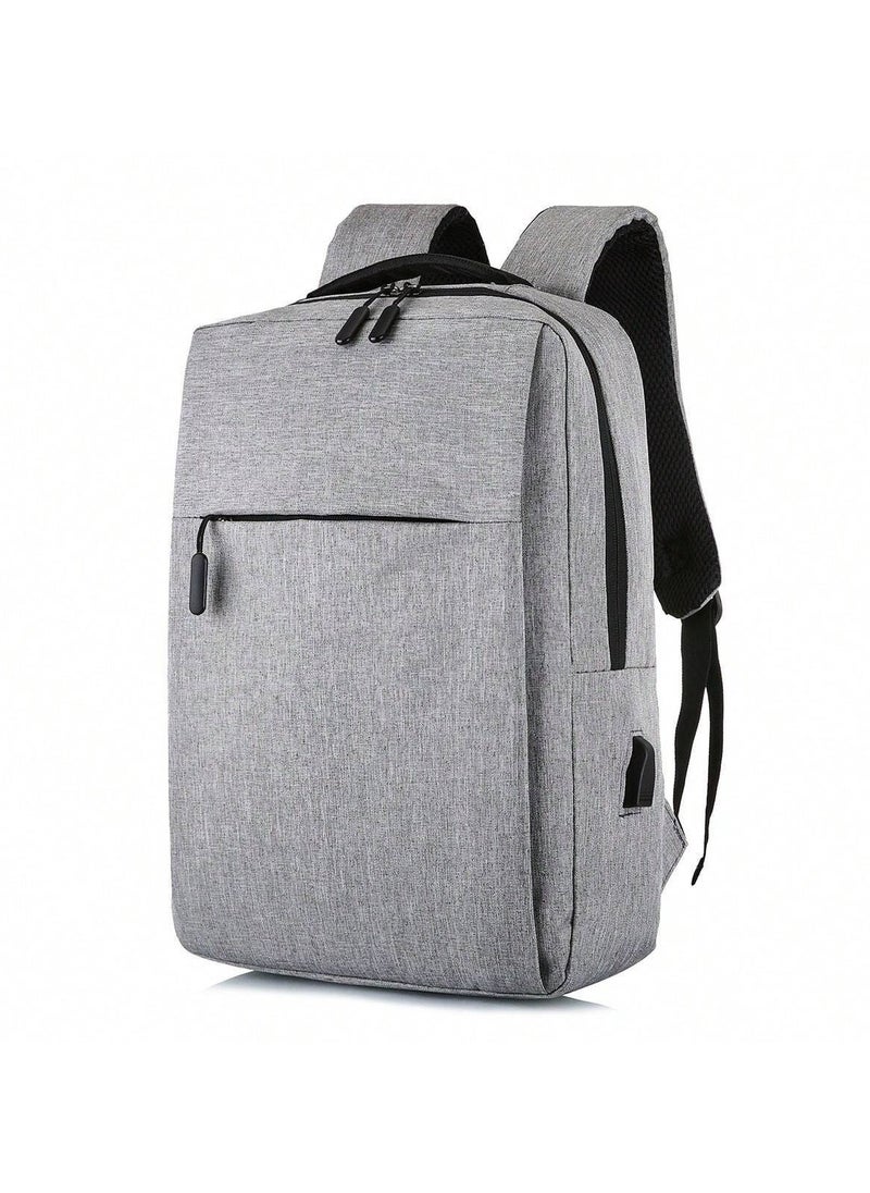 Generic - Lightweight Laptop Backpack for Men – Stylish Travel & School Rucksack in Gray - Image 1