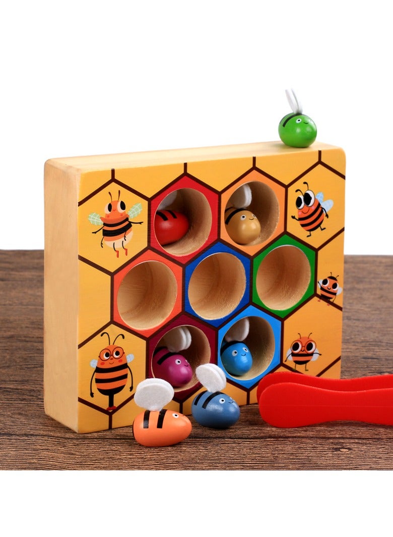 BLOOMING TIME Infant Early Childhood Teaching Beehive Game Children's Toys - Image 1