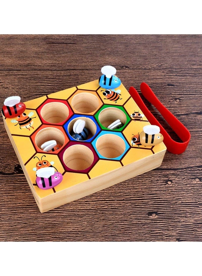 BLOOMING TIME Infant Early Childhood Teaching Beehive Game Children's Toys - Image 5