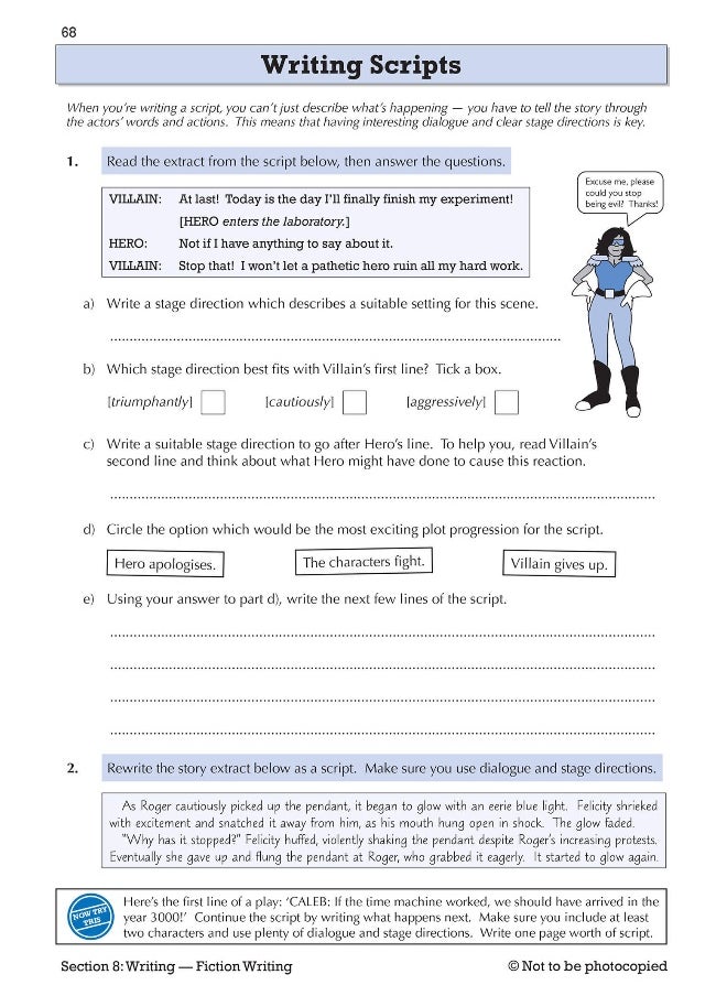 null - KS3 English Year 7 Targeted Workbook (with answers) - Image 1
