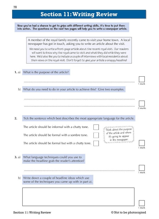 null - KS3 English Year 7 Targeted Workbook (with answers) - Image 1