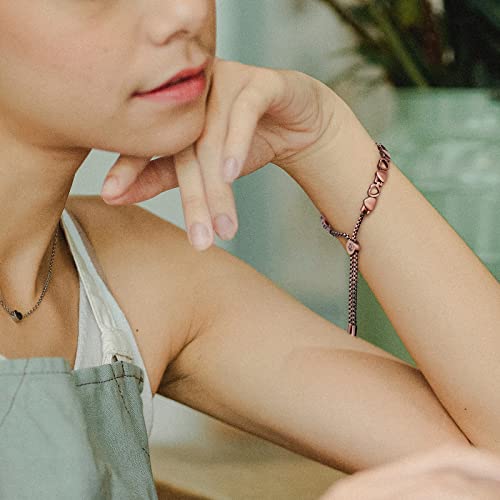 RainSo Women Pure Copper Magnetic Bracelets Adjustable Design with Display Box(1 Pcs) - Image 4