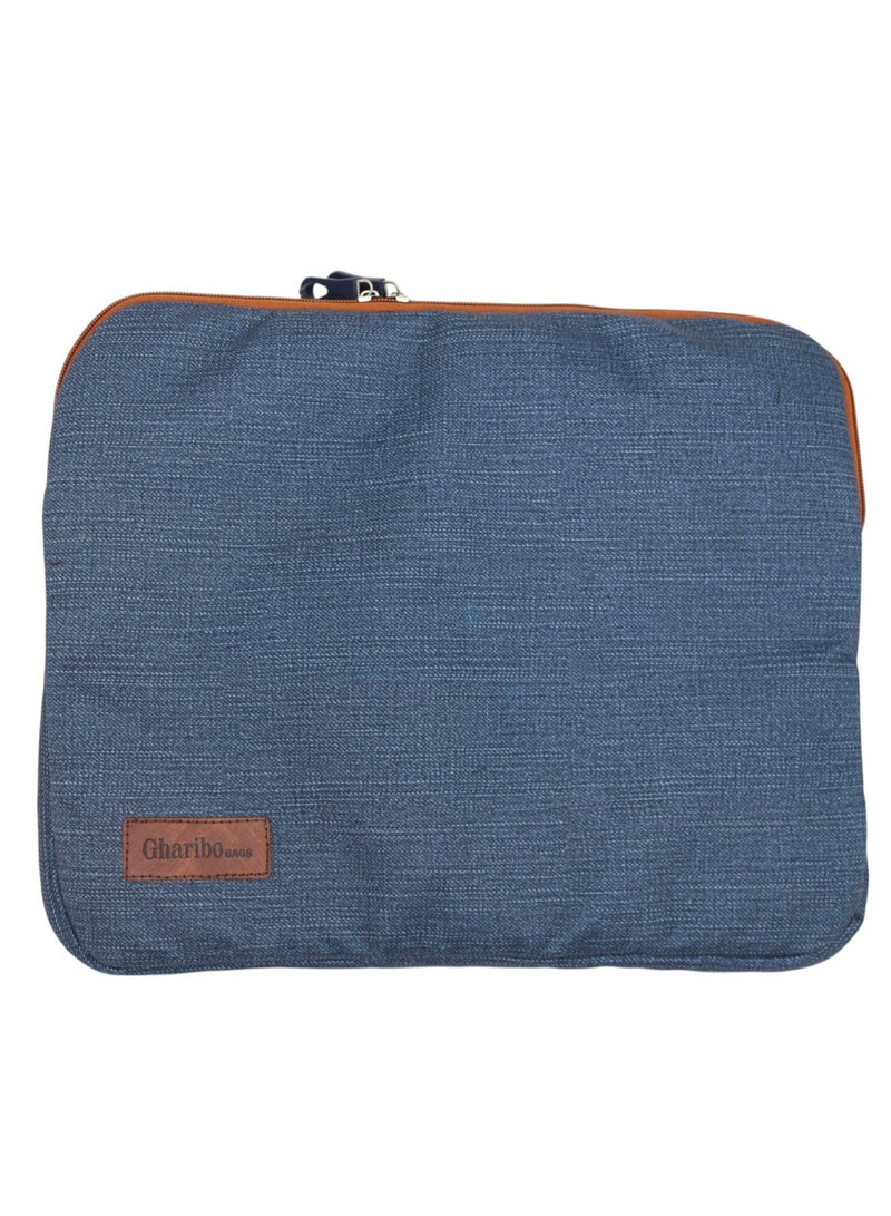 Gharibo Bags Slim Laptop bag model 4 - 14 Inch - Jeans - Image 2