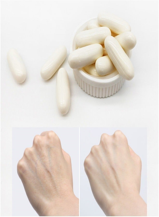 DAZZEL Glutathione Whitening Pills 60 Capsules 5000 Mg Effective Skin Lightening Supplement Dark Spots Melasma And Acne Scar Remover - Image 3