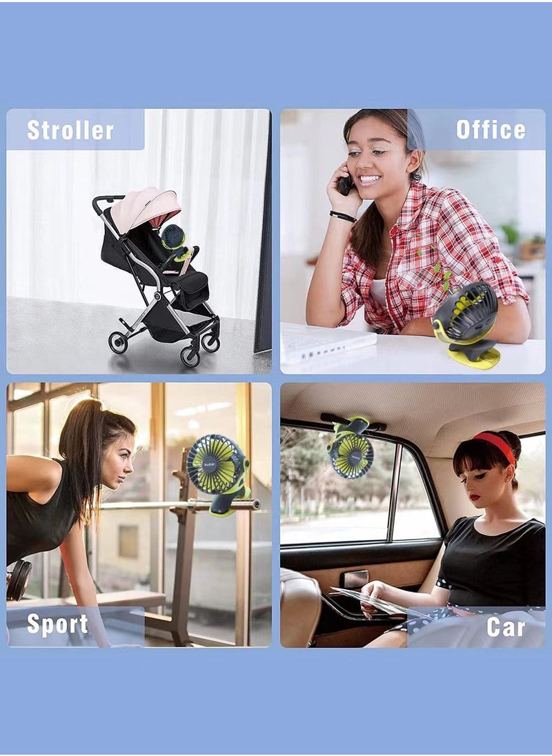 Yoobao Yoobao Portable Rechargeable Fan 6400mah Big Capacity Dormitory Mini Usb Fan Rechargeable Car Battery Fan Mute F04 Grey  - Image 3