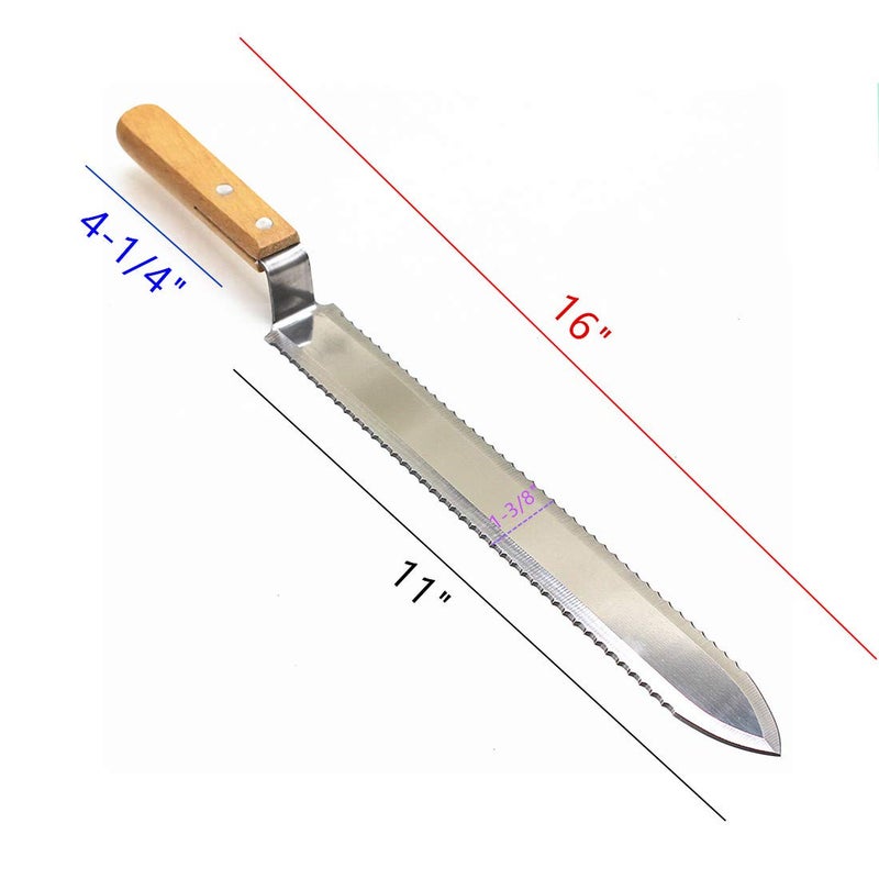 WEICHUAN Stainless Steel Serrated Uncapping Knife - Beekeeping Equipment Bee Hive Hand Tool Beekeeper Tool - Image 5
