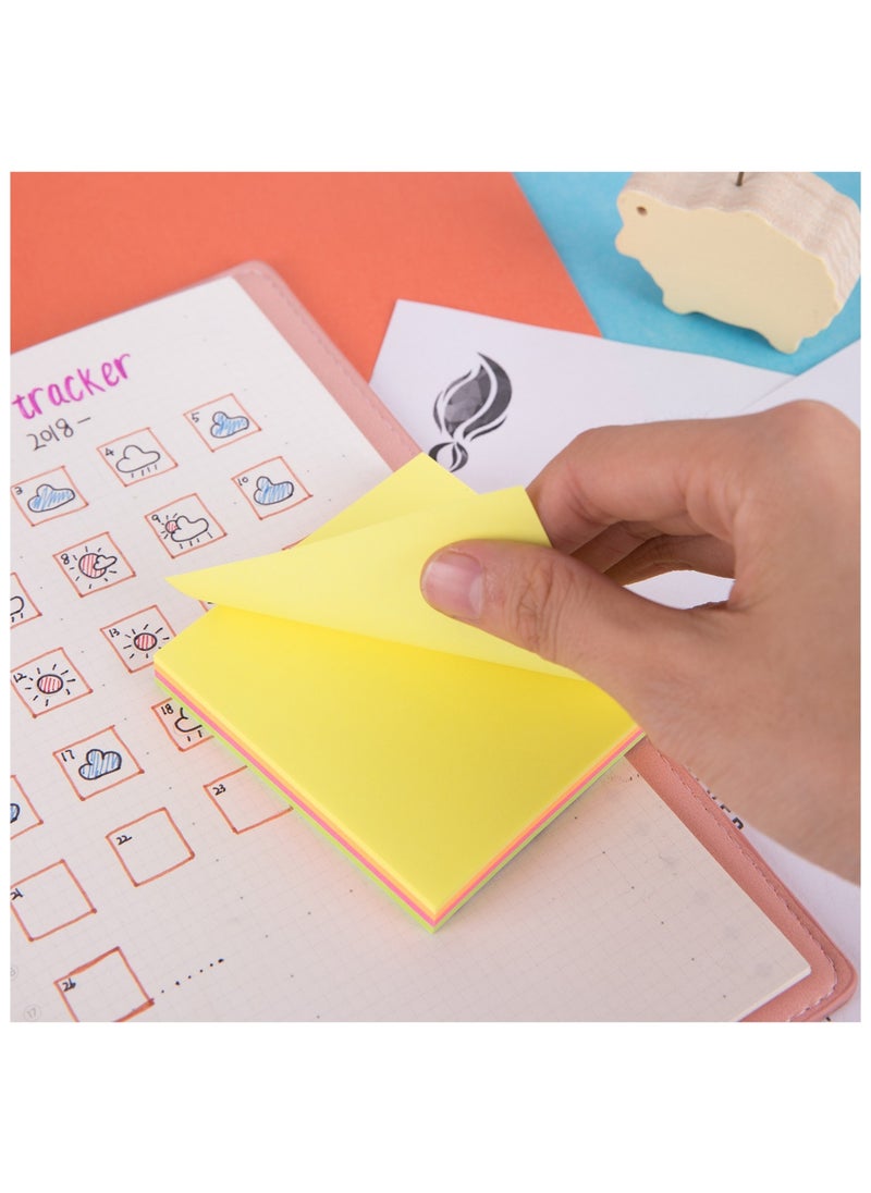 Deli 100-Piece Sticky Notes 3x3 Inch Size Multicolour  - Image 4