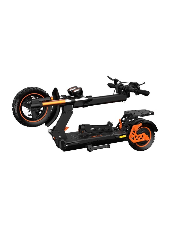 Crony - M5 Pro 1500W Fast Speed Adult E-Scooter, Max Up to 80Kilo, 48V 18AH Battery, 45KM Range, Dual Disc Brakes, Foldable Off-Road Electric Scooter with Dual LED Headlights, Rear View Mirror, Luggage Box, Phone Holder, Bluetooth Speaker, App-Connected, IPX4 Waterproof, Heavy Duty Brushless Motor Scooter, Dual Suspension, Aluminum Frame, Portable Urban Mobility E-Bike - Image 1