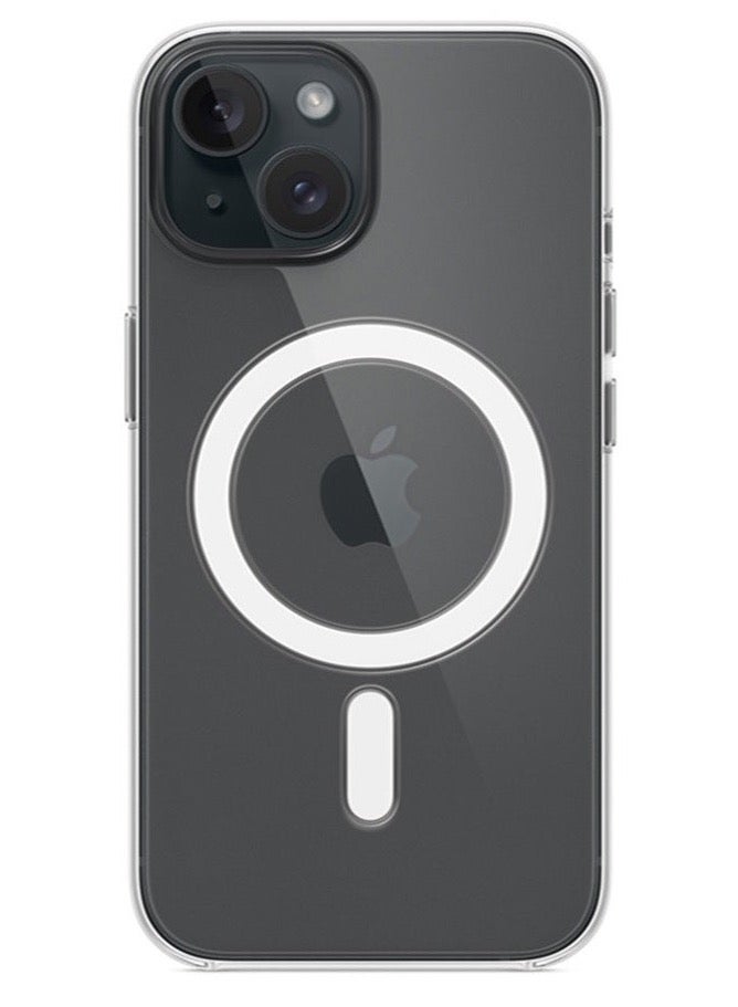 Magsafe Case for iPhone 15 Magsafe Clear Cover Magnetic Wireless Charging Support, Shockproof Protection, Scratch-Resistant for iPhone 15 - Clear  - Image 1