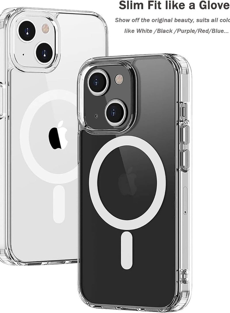 Magsafe Case for iPhone 15 Magsafe Clear Cover Magnetic Wireless Charging Support, Shockproof Protection, Scratch-Resistant for iPhone 15 - Clear  - Image 3