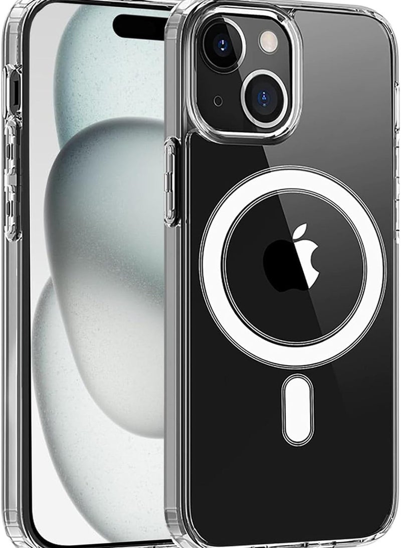Magsafe Case for iPhone 15 Magsafe Clear Cover Magnetic Wireless Charging Support, Shockproof Protection, Scratch-Resistant for iPhone 15 - Clear  - Image 2