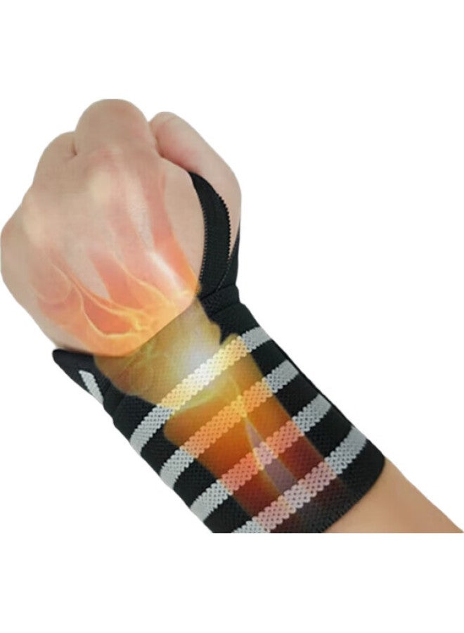 Mdikawe Wrist Strap, Fitness Sports Protective Gear, Bench Press Deadlift Olympic Weightlifting Wrist Guard, Anti-Sprain Tendonitis Protection And Fixation - Image 2