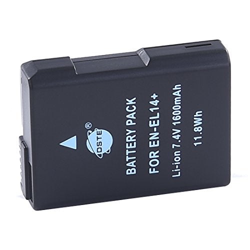 DSTE Replacement for EN-EL14 Li-ion Battery Compatible Nikon D5100 D5200 D5300 D5500 D5600 DF P7000 P7100 P7200 P7700 P7800 D3400 D3500 Digital Camera as EN-EL14A - Image 4