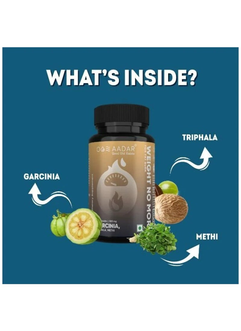 AADAR Weight No More 120 Capsules  - Image 2