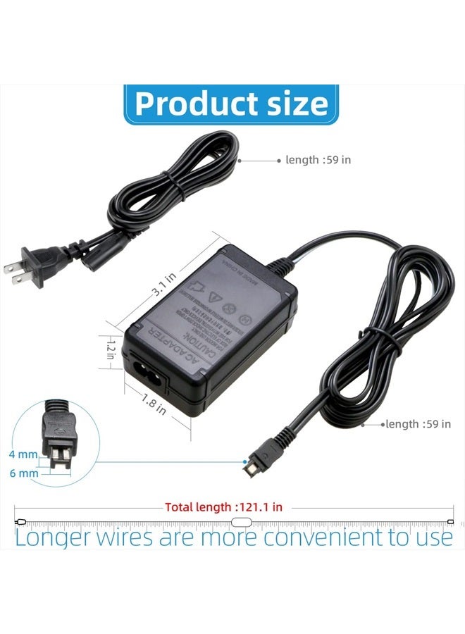 Glorich AC-L200 Replacement AC Power Adapter/Charger to Replace AC-L200 L200C L200D AC-L25 L25A L25B L25C for Sony Handycam DCR-HC40 PC109 SX85 DSC-HX100V HDR-CX150 CX900 HC7 PJ200 SR10 XR100 DEV-5 - Image 4