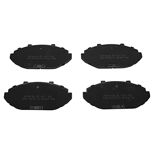 TRQ Front Brake Pads Semi-Metallic Compatible with 1998-2002 Ford Crown Victoria Lincoln Town Car Mercury Grand Marquis - Image 4