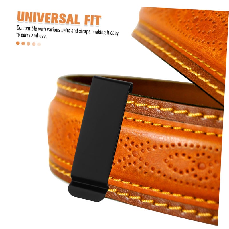 10Pcs Metal Phone Belt Clip Holder Key Hook for Outdoor Activities Secure Grip Design - Image 4