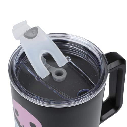 Bioworld Kuromi 40 Oz. Stainless Steel Tumbler With Leak-Proof Lid - Image 5
