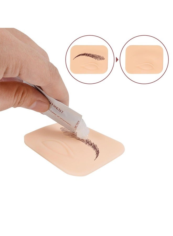 فوجيرا 60 قطعة من جل إصلاح ندبات الوشم إضافة فيتامين أ / فيتامين د مرهم المطريات، مرهم ميكروبليدنج للعناية اللاحقة مضاد للالتهابات ومضاد للندبات كريم العناية بعد الوشم للمكياج الدقيق وشفاء الوشم - Image 3