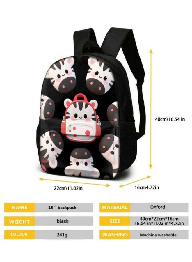 Bright Li Fire Unlock the new fashion of childish fun! Three-piece set of bags, cartoon elements for children and teenagers (students, children, friends' outings, mountain climbing, schooling, etc. can be used) - 20 - Image 5