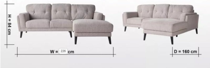 Cozy Homes Modern L-Shaped Sectional Sofa - Image 2