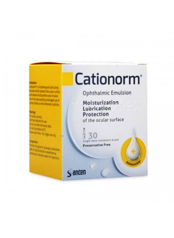 Opthalmic Emulsion 0.4ml Vial 30'S