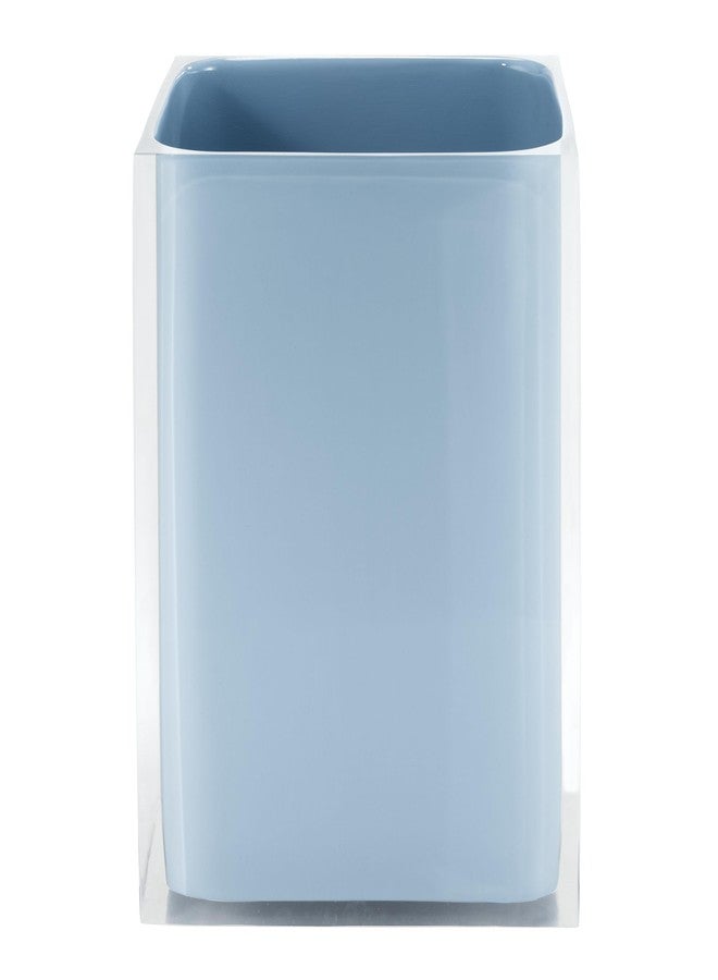 Izod - Wastebasket, Decorative Trash Can, Durable, Dorm Room Essentials, Modern Home Decor (Marina Collection, Blue) - Image 1