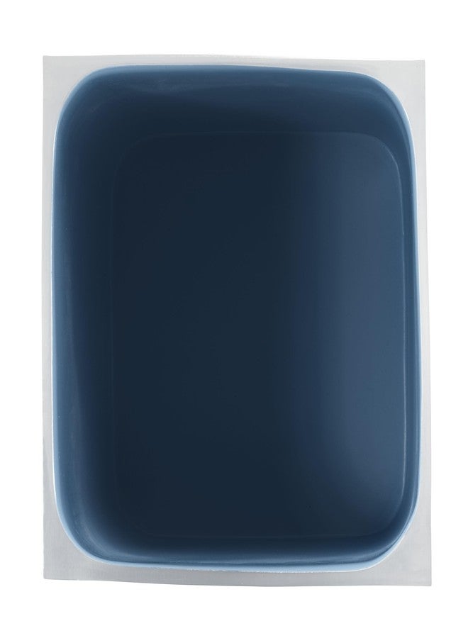 Izod - Wastebasket, Decorative Trash Can, Durable, Dorm Room Essentials, Modern Home Decor (Marina Collection, Blue) - Image 4