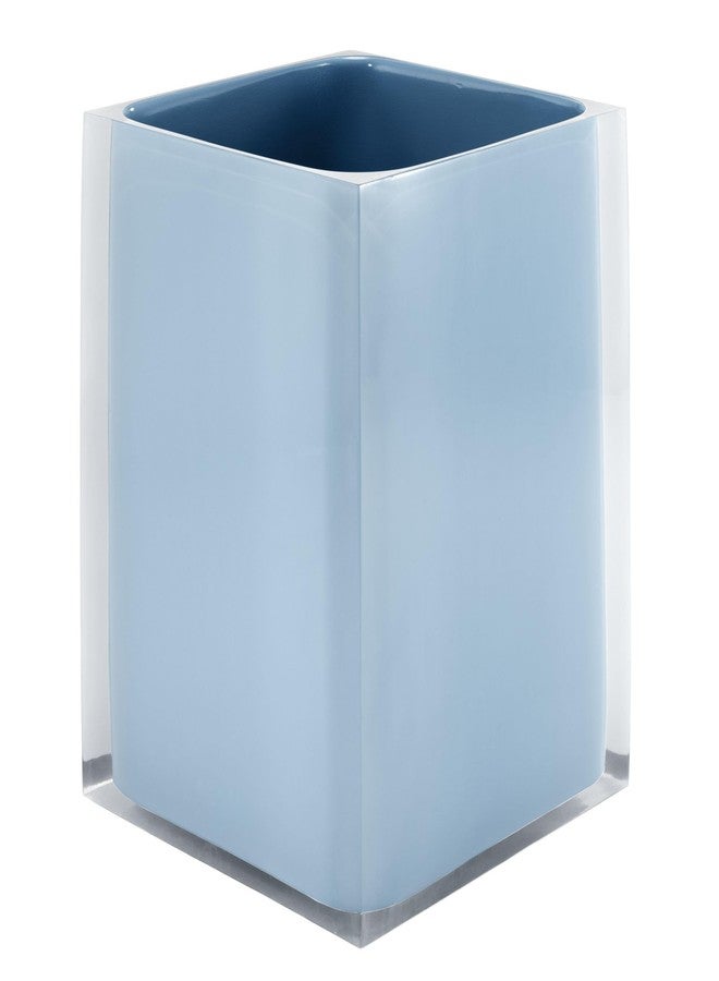 Izod - Wastebasket, Decorative Trash Can, Durable, Dorm Room Essentials, Modern Home Decor (Marina Collection, Blue) - Image 2