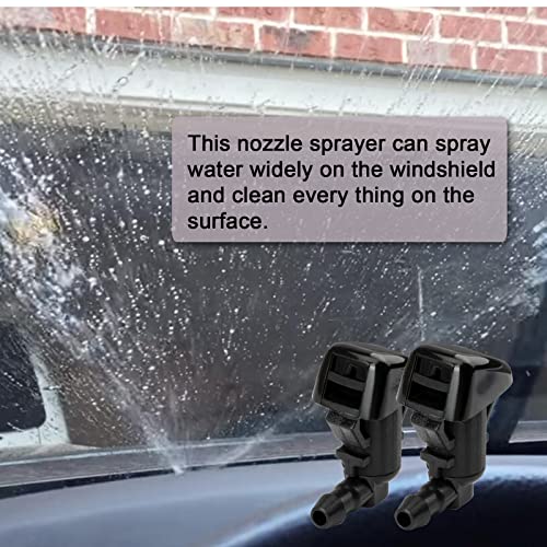 YIENAKFUN Front Windshield Washer Nozzle Kit Wiper Spray Nozzles for 2011 2012 2013 2014 2015 2016 Ford F250 F350 F450 F550 Super Duty Replaces OE BC3Z-17603-A BC3Z17603A - Image 4