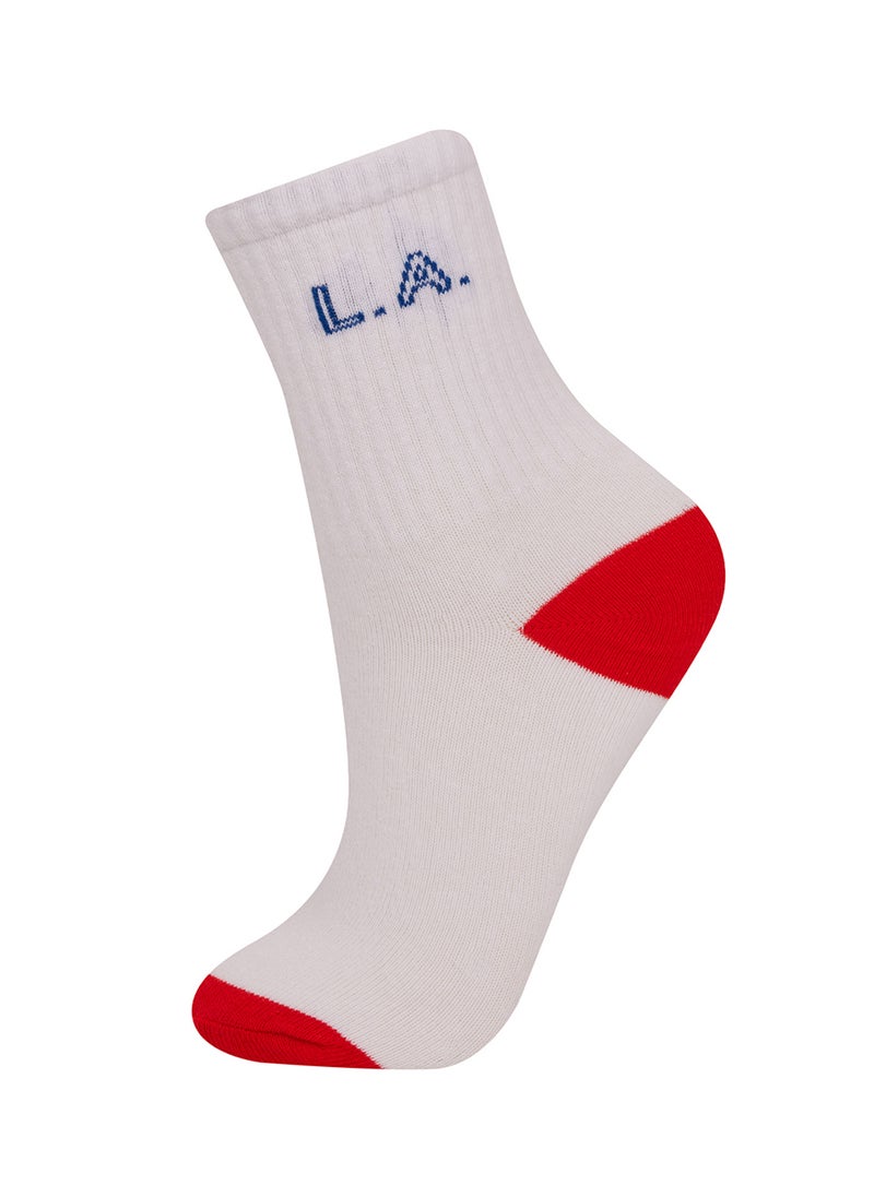 DeFacto 3-Pack Cotton Long Socks  - Image 2