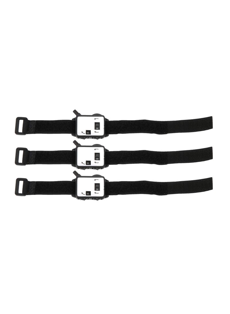 SOLARAE 3PCS Mini Manual Golf Stroke Counter Watch, Lightweight Wrist Shot Keeper, Manual Dial Indicator for Golf Coaches and Casino Use, Perfect for Tracking Scores and Improving Performance. - Image 4