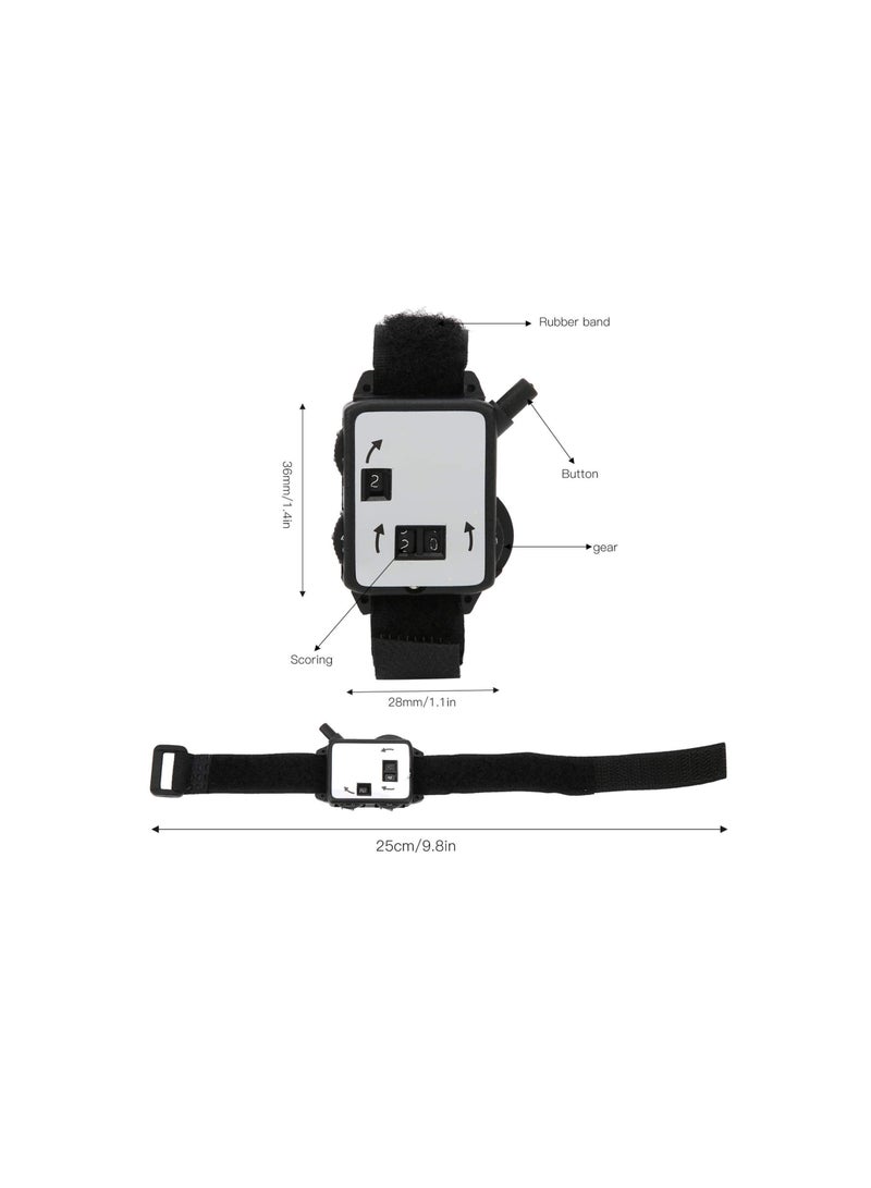 SOLARAE 3PCS Mini Manual Golf Stroke Counter Watch, Lightweight Wrist Shot Keeper, Manual Dial Indicator for Golf Coaches and Casino Use, Perfect for Tracking Scores and Improving Performance. - Image 5