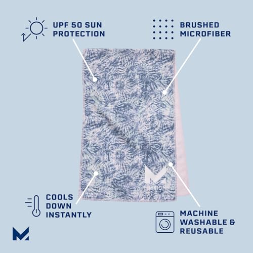 MISSION Original Cooling Towel, Twist & Shout Honeydew - Soft, Durable Microfiber - Cools Up to 2 Hours - UPF 50 Sun Protection - Machine Washable - Image 3