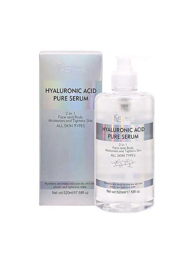 AS Ashley Shine Hyaluronic Acid Pure Serum - for Face and Body - Image 1