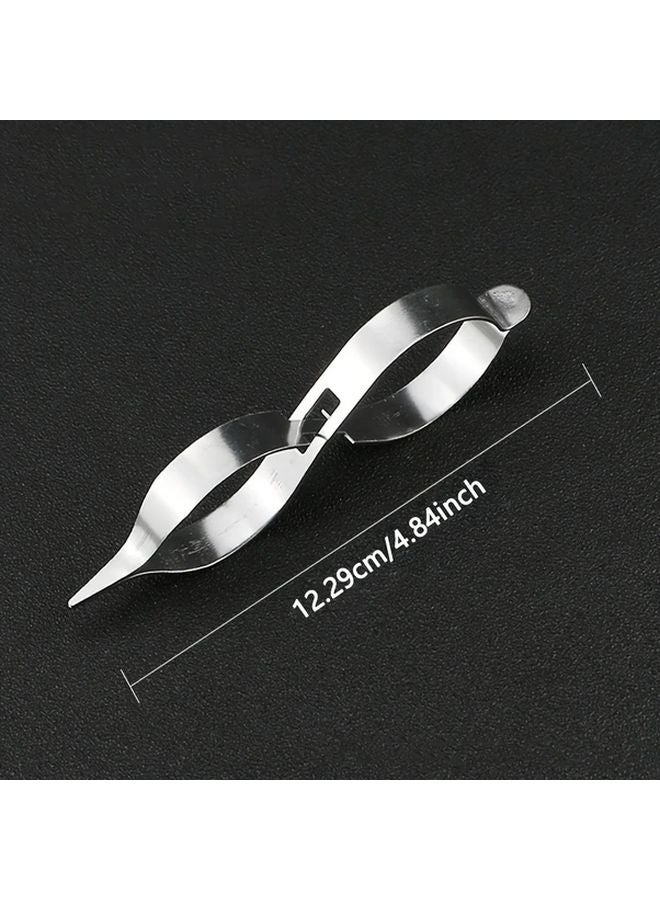 1pc 8 Shaped Jewelry Welding Tweezers With Cross Lock Stainless Steel Ring Making Tools - Image 4