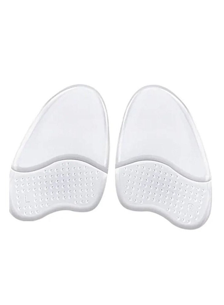 Pair of Gel Insoles Designed for High Heels Stick on Pads for Women to Relieve Foot Pain Absorb Shock Prevent Slippage and One Size Fits All - Image 2