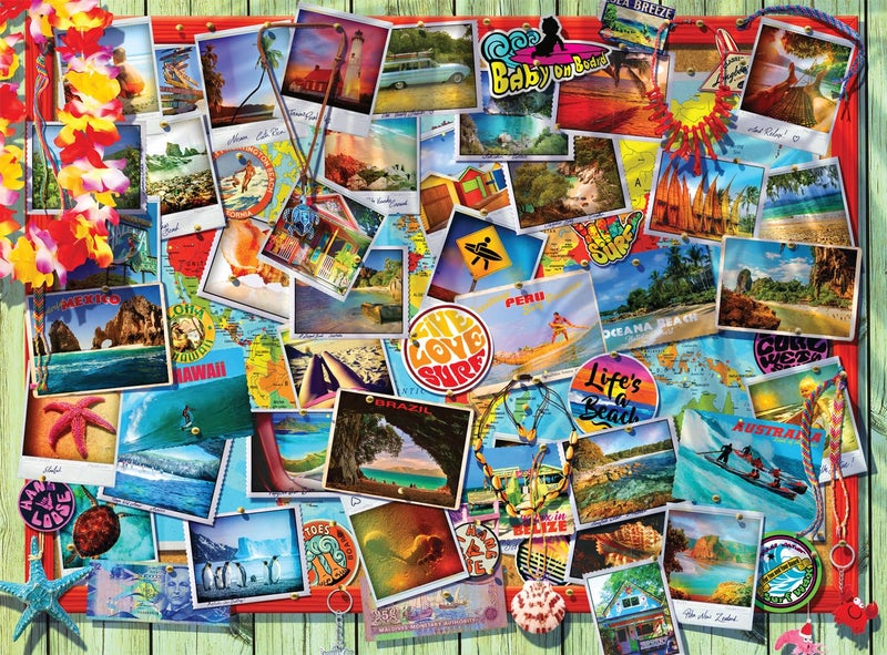 Buffalo Games - Garry Walton - Beaches Around The Globe - 1000 Piece Jigsaw Puzzle for Adults Challenging Puzzle Perfect for Game Nights - Finished Puzzle Size is 26.75 x 19.75 - Image 1