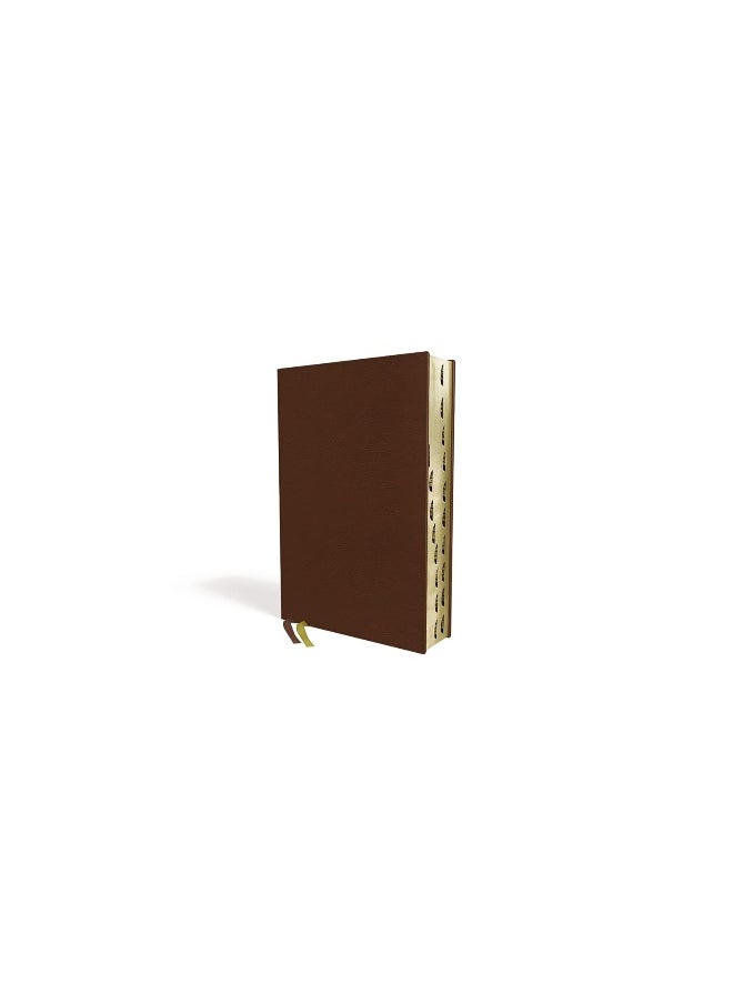 KJV, Thompson Chain-Reference Bible, Genuine Leather, Calfskin, Brown, Art Gilded Edges, Red Letter, Thumb Indexed, Comfort Print  - Image 5