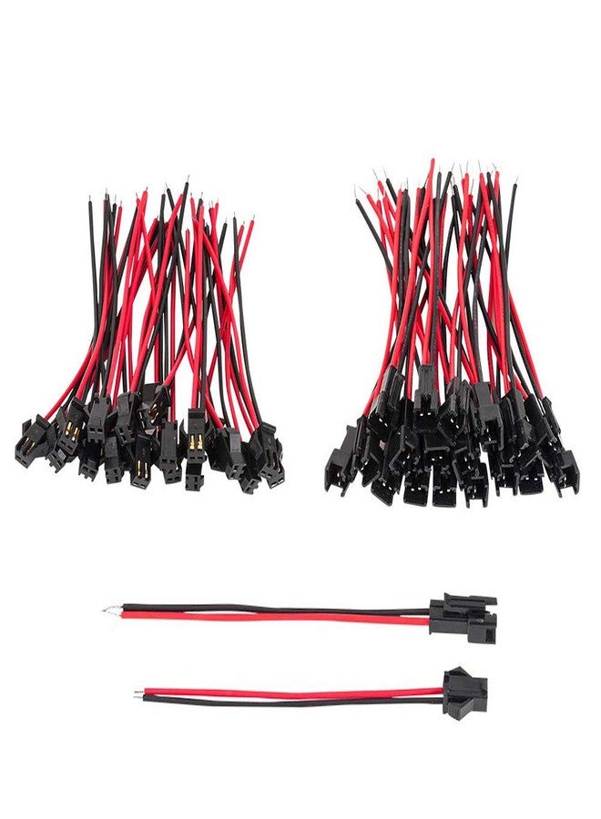 GTIWUNG 22 AWG JST 2 Pin Plug Male and Female Connector Adapter with 135 mm Electrical Cable Wire for 3528 5050 LED Light Strip, 20 Pairs