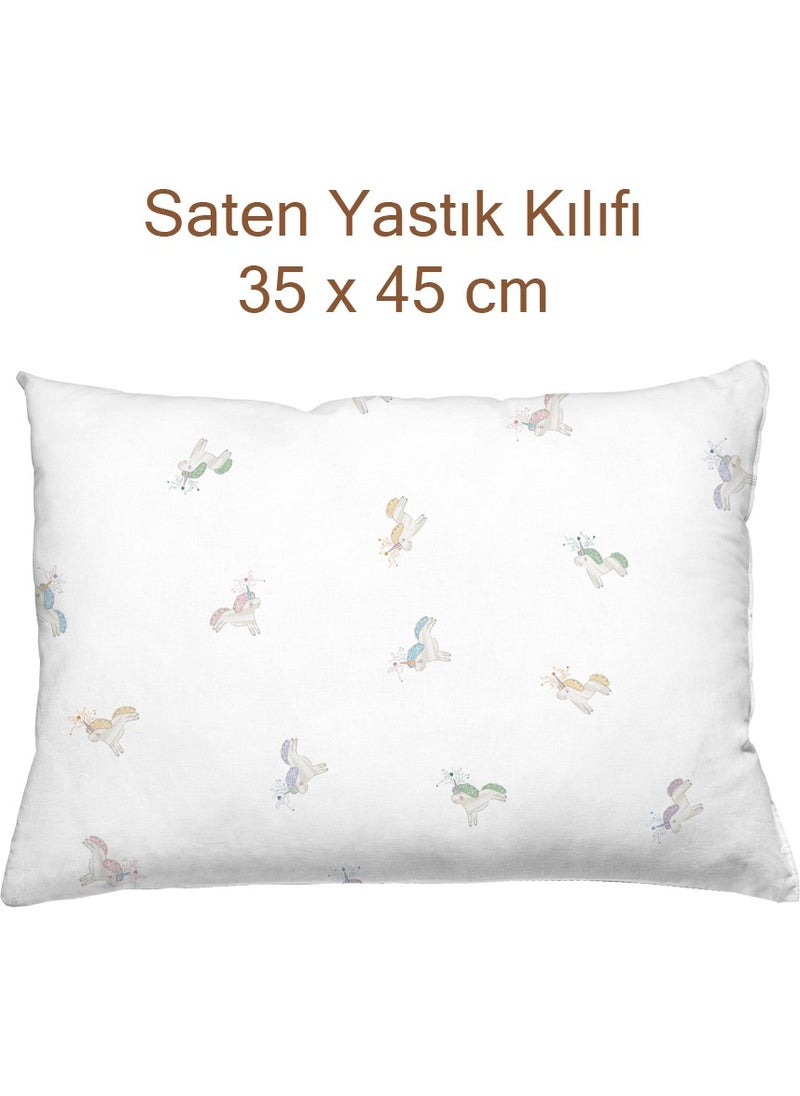 Casadora Baby Astra 100% Cotton Satin Pillowcase - 35 x 45 cm  - Image 1