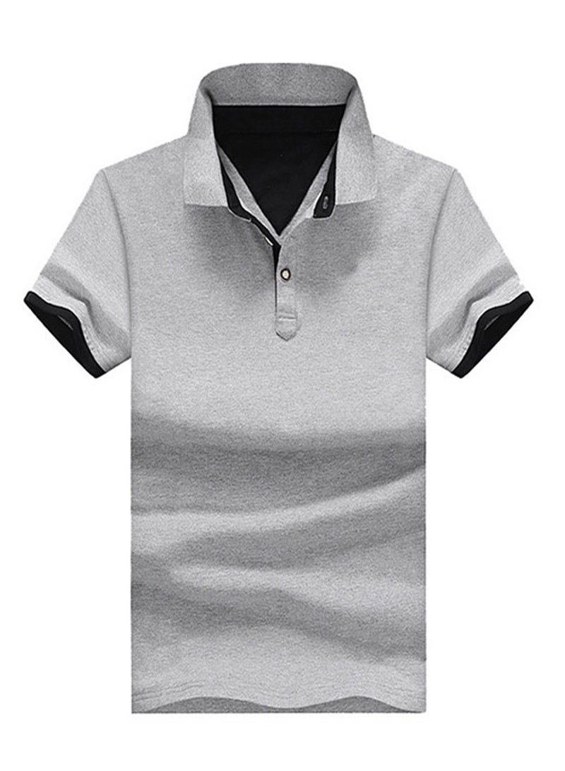 POLO shirt men's short-sleeved summer thin casual men's T-shirt trendy short-sleeved