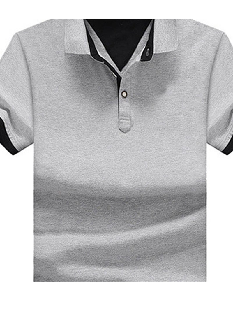 POLO shirt men's short-sleeved summer thin casual men's T-shirt trendy short-sleeved