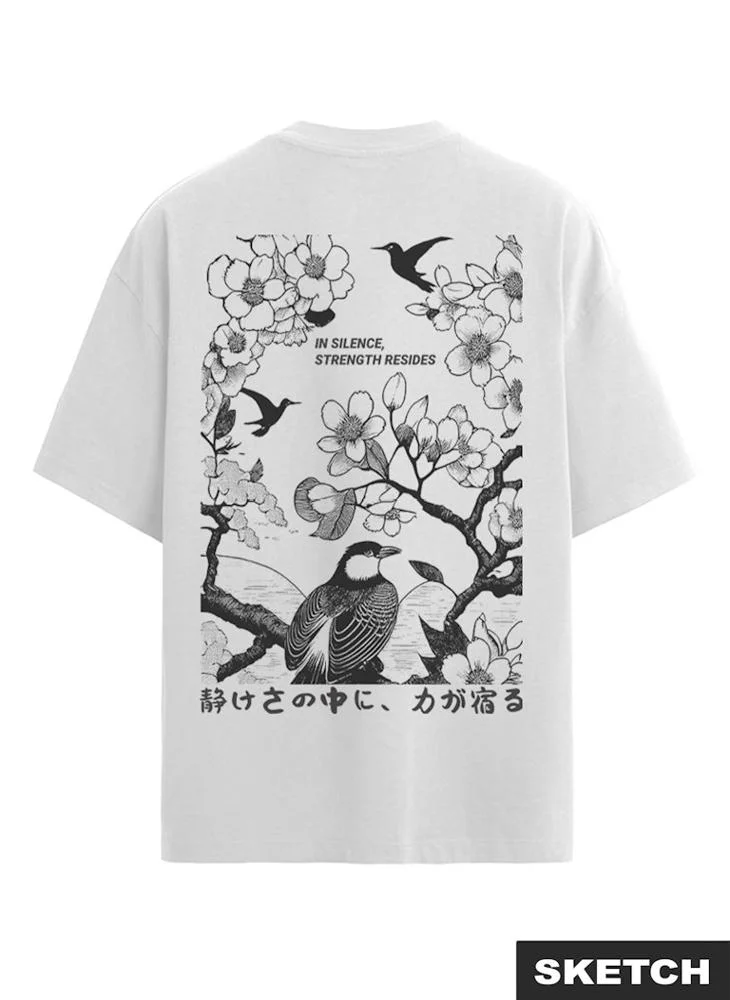 JACK & JONES Back Print crew neck t-shirt