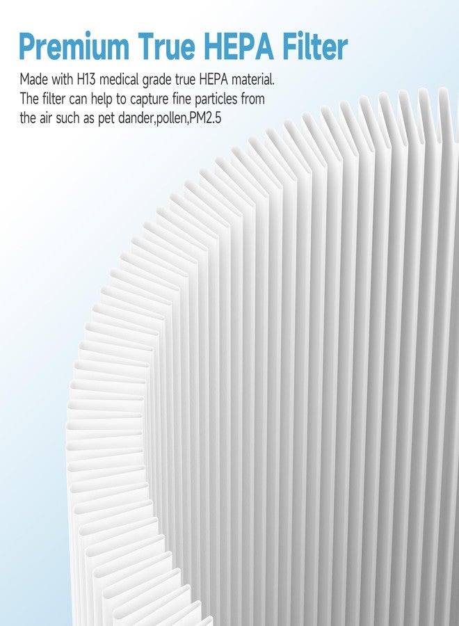 XBWW 2 Packs W-01 Replacement Filter Compatible with DBFIT W-01 Air Cleaner Purifier with Extra 8pcs Aroma Pads - Image 5