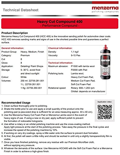 Menzerna Heavy Cut 400 - Image 3