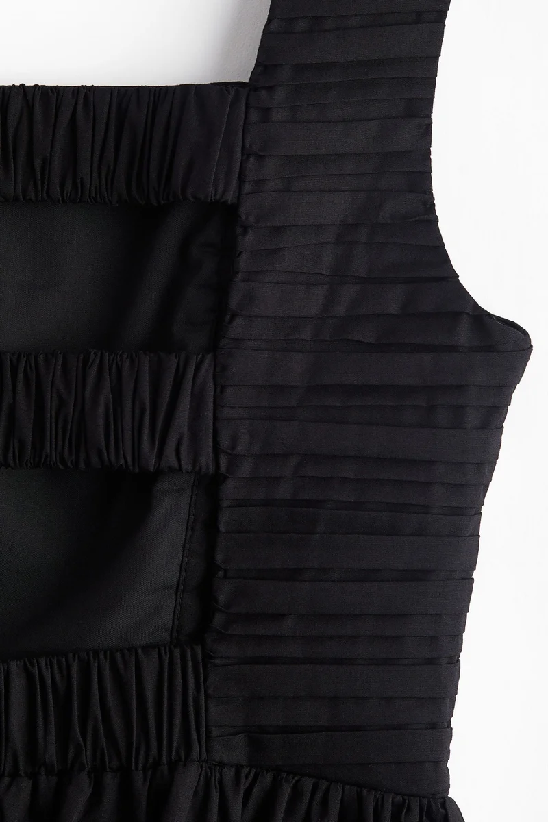 H&M Pintucked flared-skirt dress