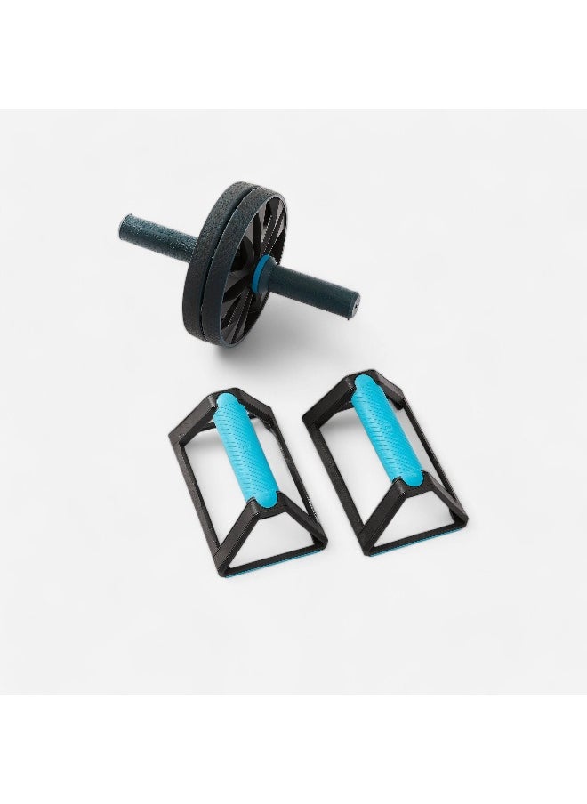 CORENGTH CORENGTH BY DECATHLON,Push-Up Bar Grips 500 - Blue  - Image 2