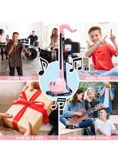Otamatone Deluxe Japanese Musical Instrument Portable Music Synthesizer From Japan By Maywa Denki Studio Award Winning, Educational Fun Gift For Children, Teens & Adults - Kirby (English Manual)  - Image 3