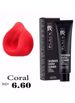 Black Black Sintesis Color Cream Coral 6.60 